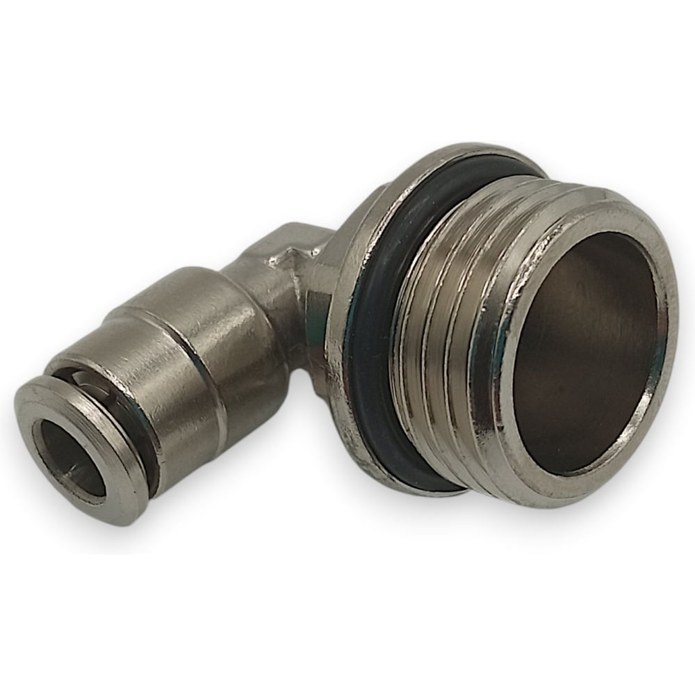 Изображение товара Фитинг Контактная Механика KEML06-04G-A 1/2M-6 мм никелированная латунь угловой