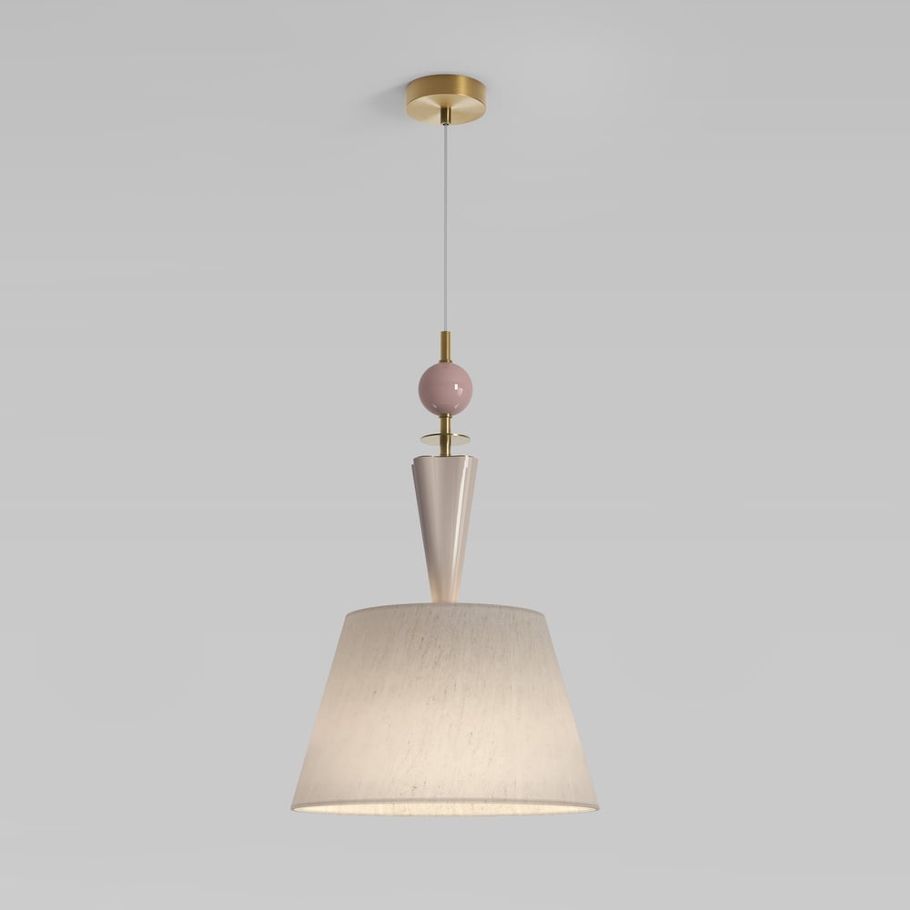 Изображение товара Подвесной светильник Eurosvet Teja арт-деко с керамическим декором