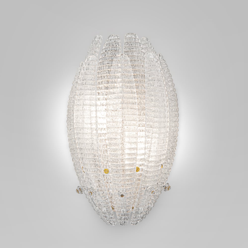 Изображение товара Бра Eurosvet Flowers E14 Латунь Прозрачное стекло