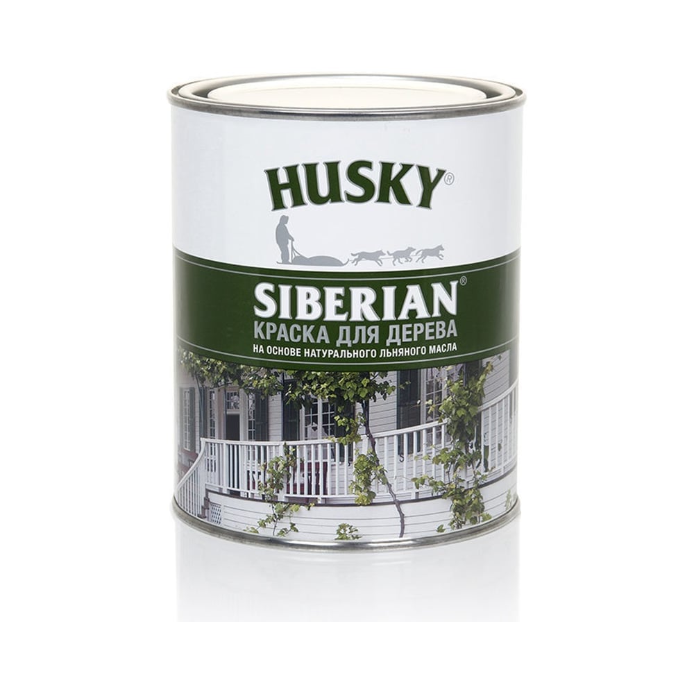 Изображение товара Краска для дерева HUSKY SIBERIAN 2661 белый, 0.9л 38372