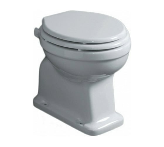 Изображение товара Напольный унитаз SIMAS LONDRA выпуск в стену, 50.5x36.5x39.5, белый LO 911 bia