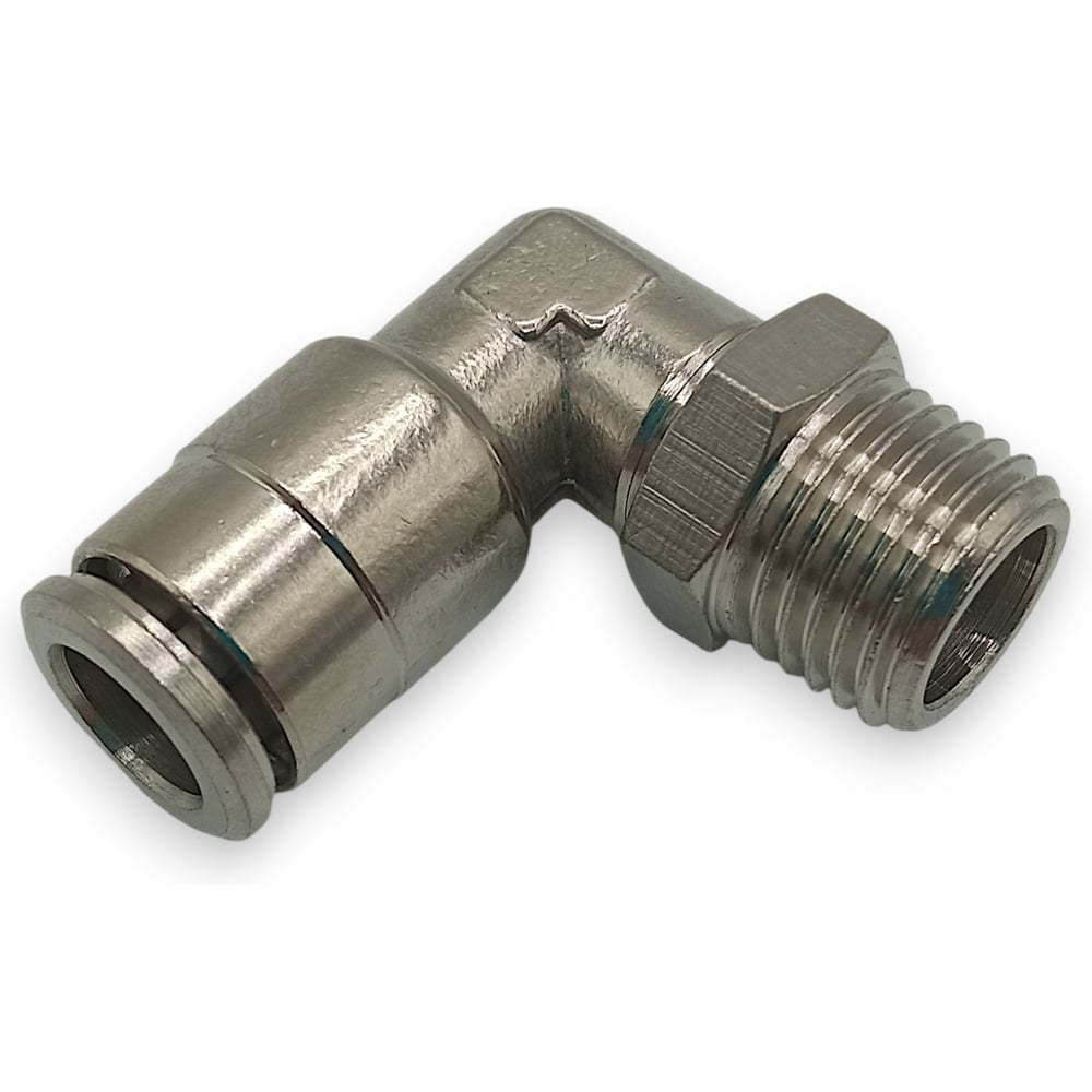 Изображение товара Фитинг KEML Никелированная латунь 1/4M-8 мм KEML08-02P-A