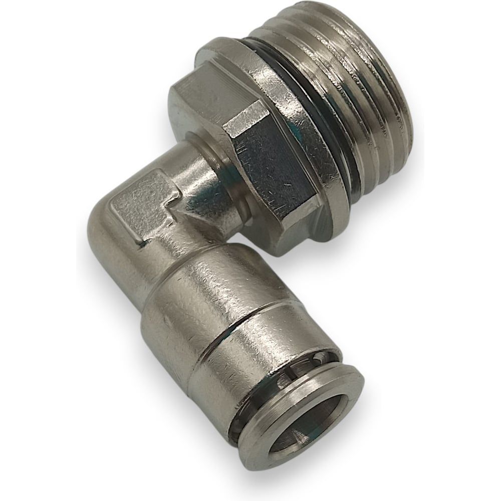 Изображение товара Фитинг Контактная Механика цанговый угловой G1/2, трубка 8мм KEML08-04G-A