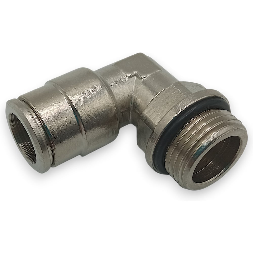 Изображение товара Фитинг Контактная Механика цанговый угловой G3/8, трубка 10мм KEML10-03G-A