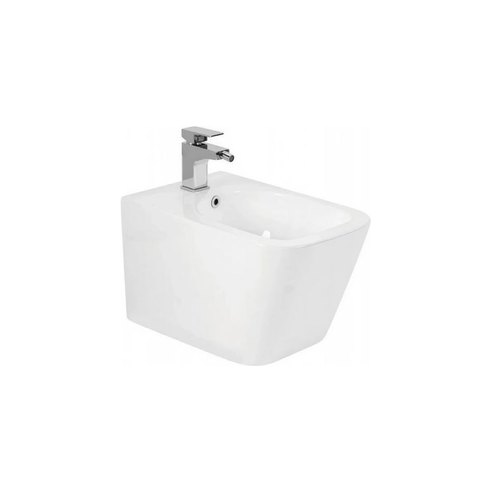 Керамическое подвесное биде CHARUS ALVA 510*350*305мм, Санфарфор BD700-142W