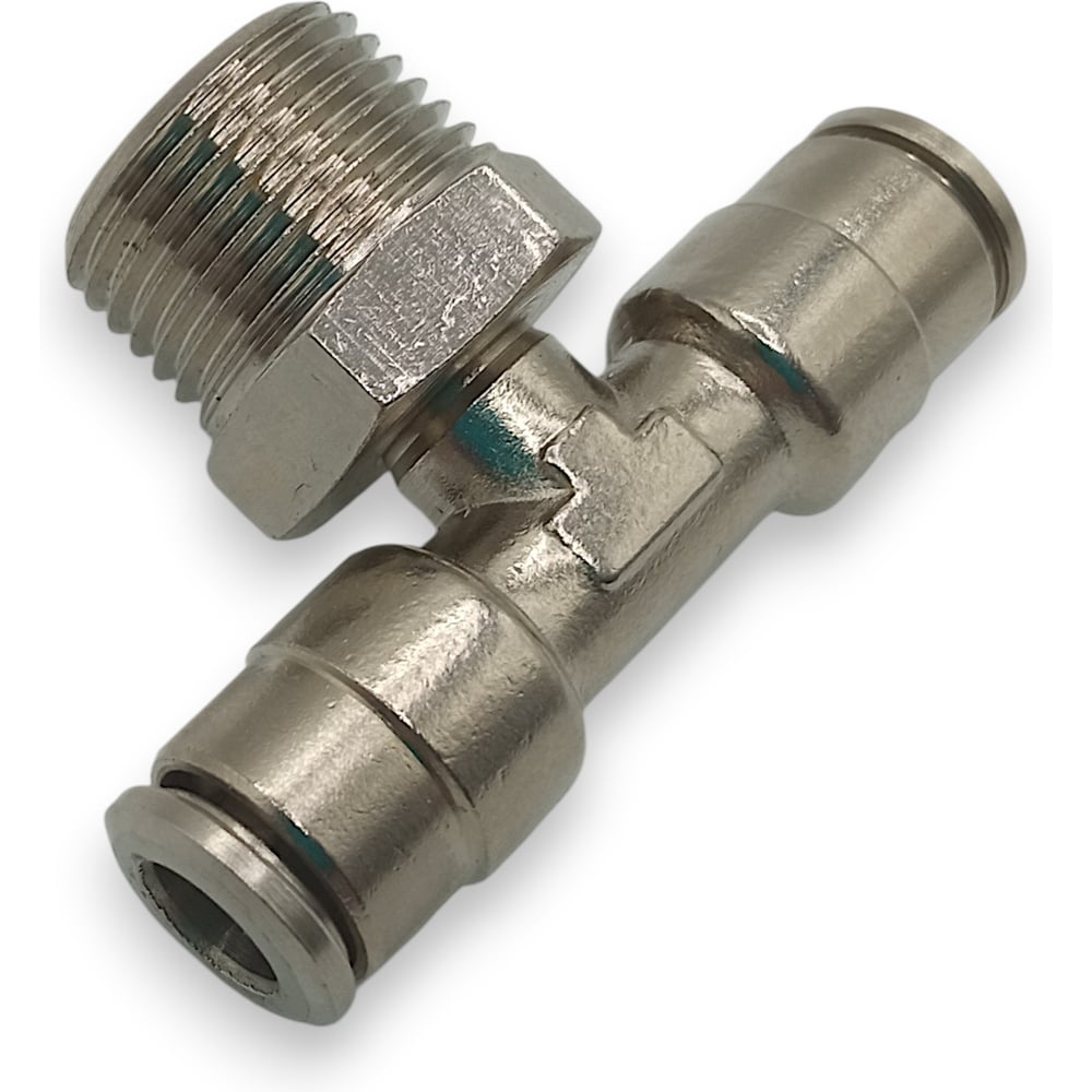 Изображение товара Тройник цанговый Контактная Механика 3/8, трубка 6мм KEMB06-03P-A