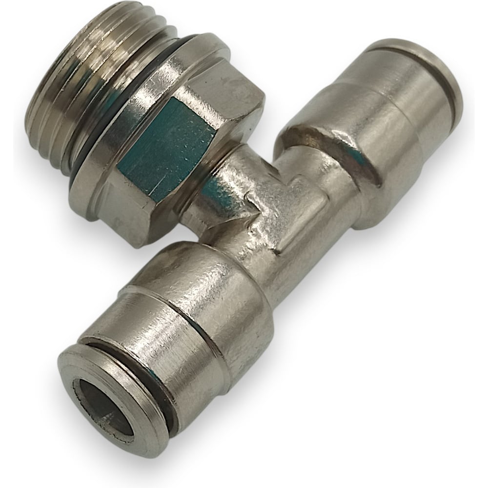 Изображение товара Тройник цанговый KEMB06-03G-A G3/8-6 мм никелированная латунь