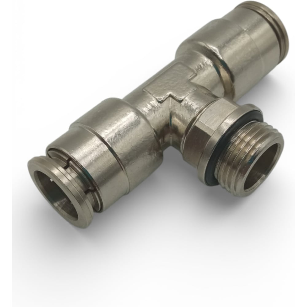 Изображение товара Тройник G3/8-12 мм KEMB12-03G-A никелированная латунь