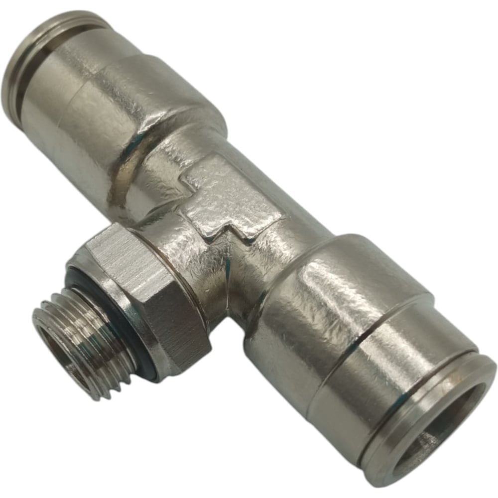 Изображение товара Тройник цанговый Контактная Механика G1/4, трубка 12мм KEMB12-02G-A