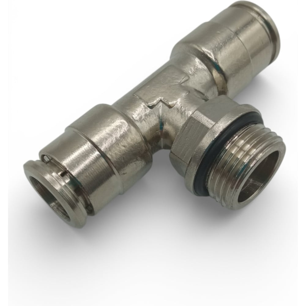 Изображение товара Тройник цанговый Контактная Механика G3/8, трубка 10мм KEMB10-03G-A