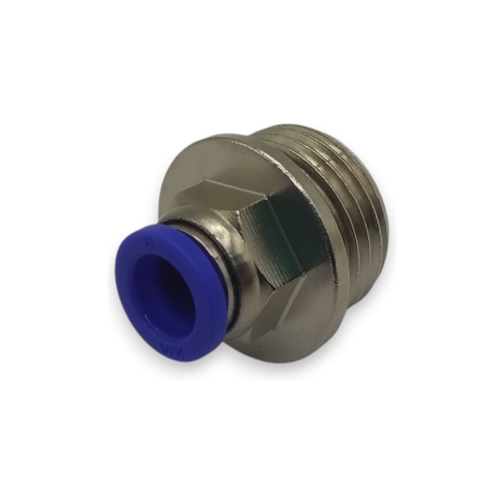 Изображение товара Фитинг цанговый прямой Контактная Механика G1/2, трубка 8мм KZPC08-04G