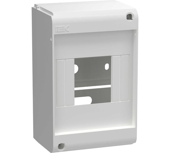 Изображение товара Корпус пластиковый IEK UNION Mini КМПн-4 IP20 без двери белый UIM-KP71-N-04-20-K01