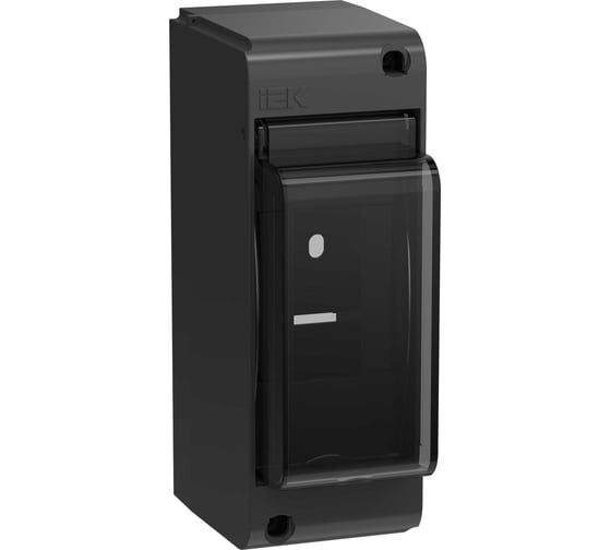 Изображение товара Корпус пластиковый IEK UNION Mini КМПн-2 IP30 черный UIM-KP72-N-02-20-K02