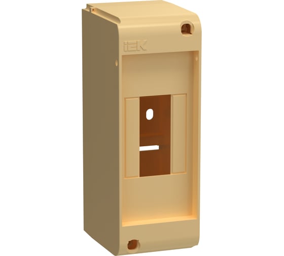 Изображение товара Корпус пластиковый IEK UNION Mini КМПн-2 IP20 без двери сосна UIM-KP71-N-02-20-K34