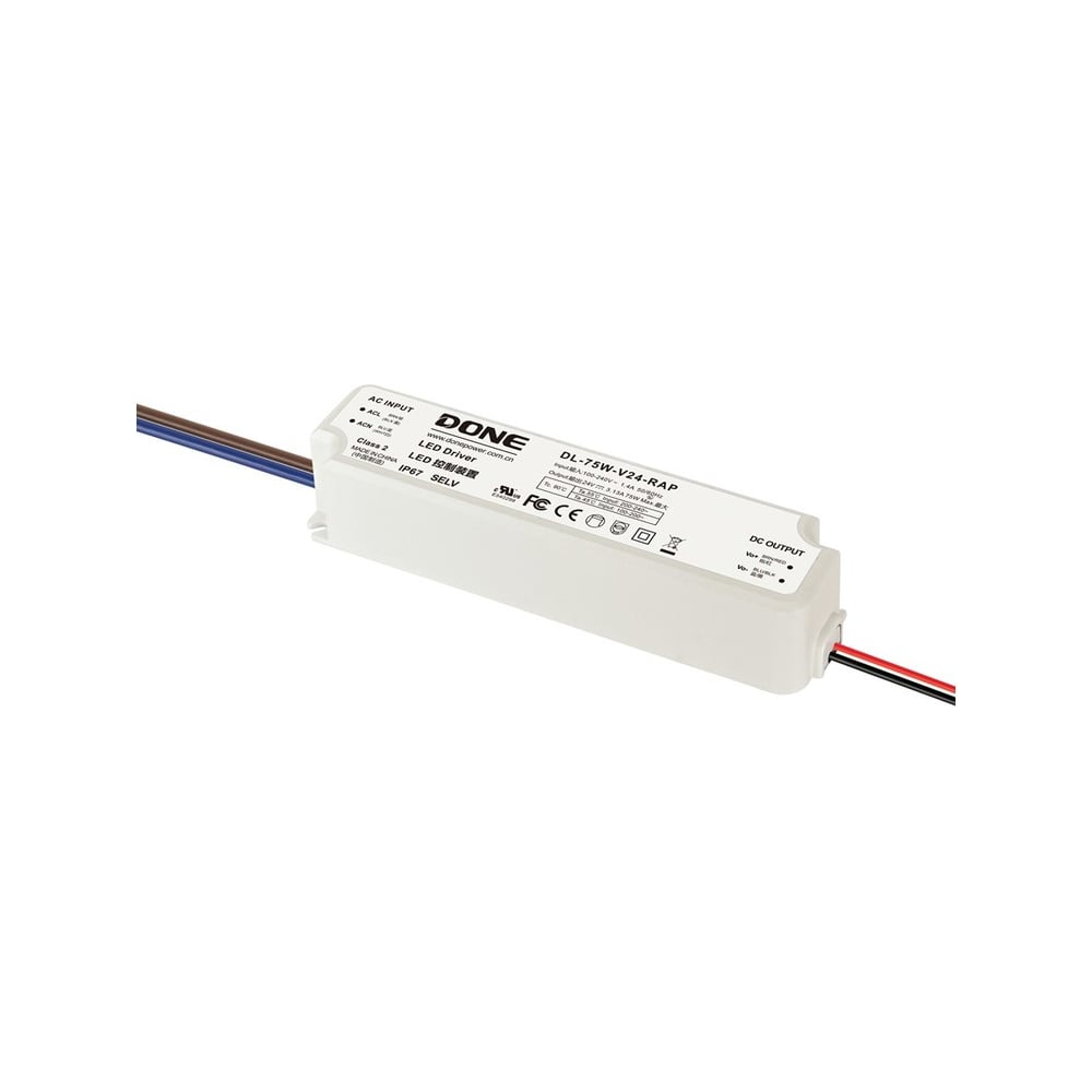Изображение товара Источник питания Done Electronic DL-75W-V24-RAP 24В 75Вт импульсный