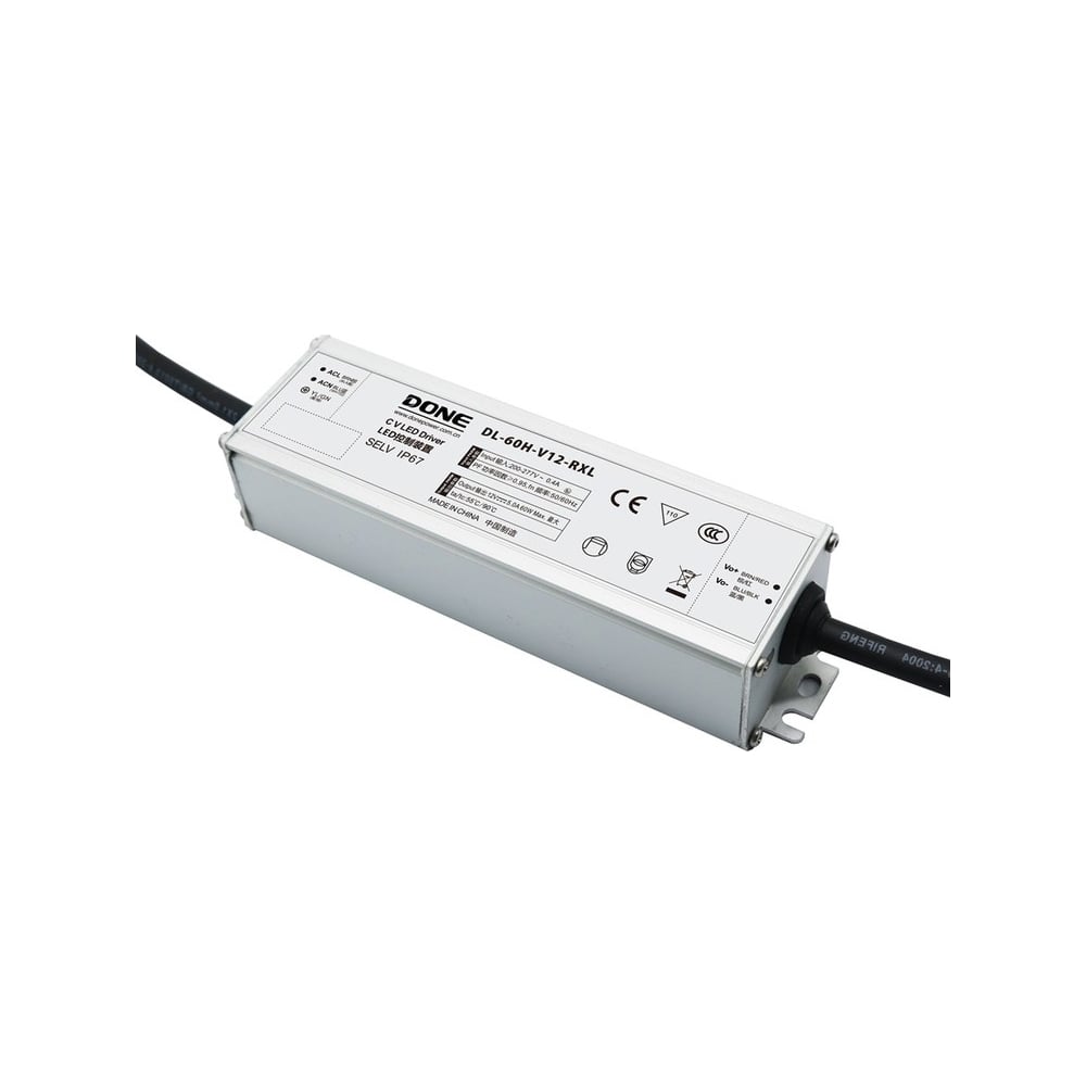 Изображение товара Источник питания Fibox DL-60H-V12-RXL 12В 5А импульсный