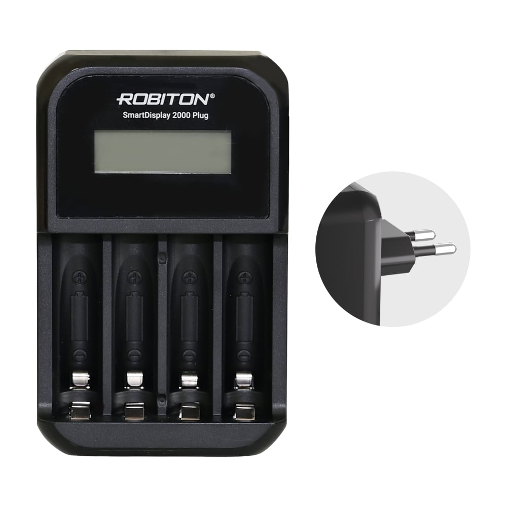 Изображение товара Зарядное устройство ROBITON SmartDisplay 2000 Plug BL1 19863