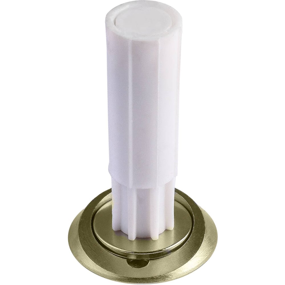 Изображение товара Ограничитель дверной РЕНЦ Magn ST SSG напольный с магнитом, золото матовое Изображение товара Ограничитель дверной РЕНЦ Magn ST SSG напольный с магнитом, золото матовое