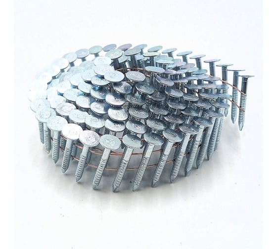 Изображение товара Гвоздь кровельный оцинкованный с кольцевой(ершённый) накаткой Пневмопарк 3,1*28 мм (0,96 тыс.шт) МР-654460