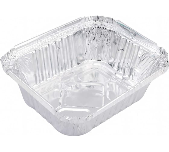 Изображение товара Форма для выпечки Mallony LAMINA размер 15x12x47 см из алюминиевой фольги, прямоугольная, одноразовая 006049