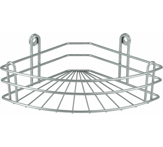 Изображение товара Полка для ванной Rosenberg 1-ярусная, угловая RUS-385023-1 Zn