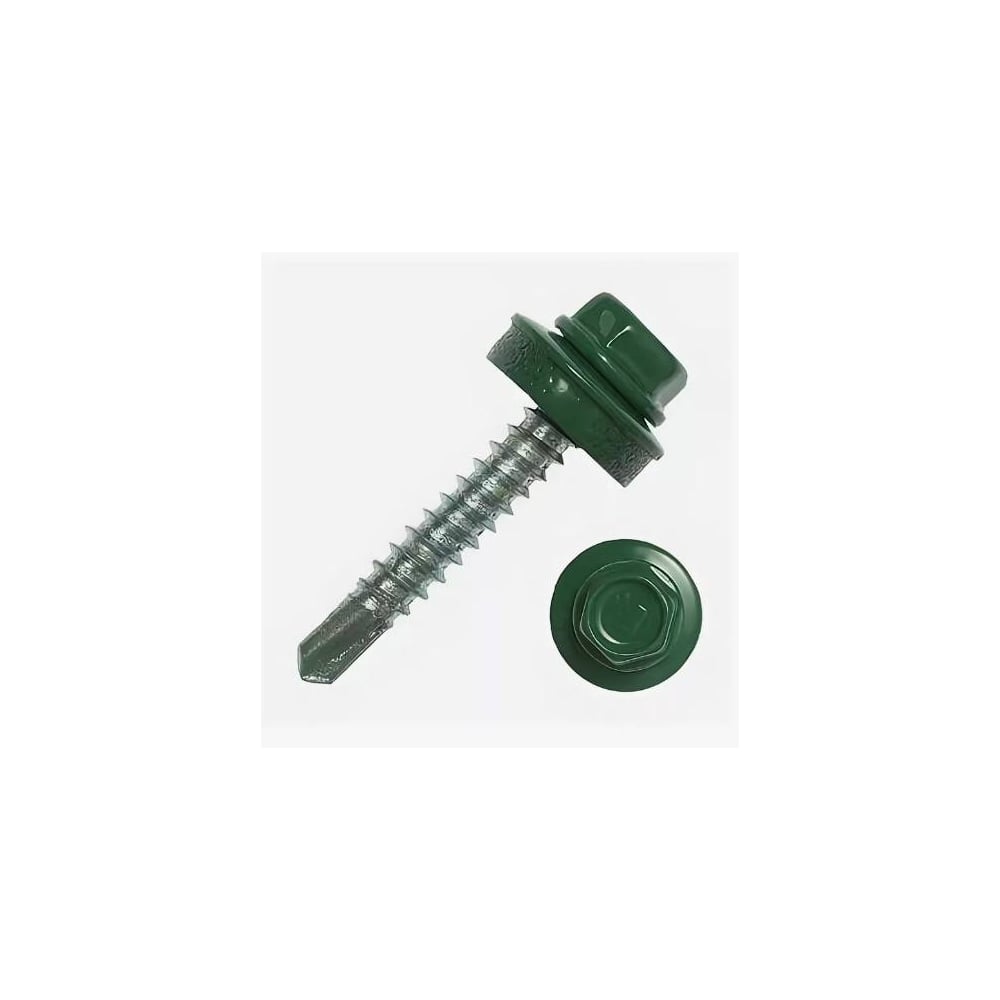 Изображение товара Саморез кровельный ARNO INDUSTRIES 4,8х70 1кг.. для крепления кровельных материалов  RAL6002 лиственно-зеленый цветное покрытие AB5304807062R98