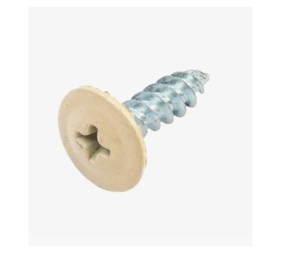 Изображение товара Саморез ARNO INDUSTRIES 4,2х16 мм 1кг.. с прессшайбой острый для крепления листовых материалов  RAL1014 бежевый AB370420161BA98