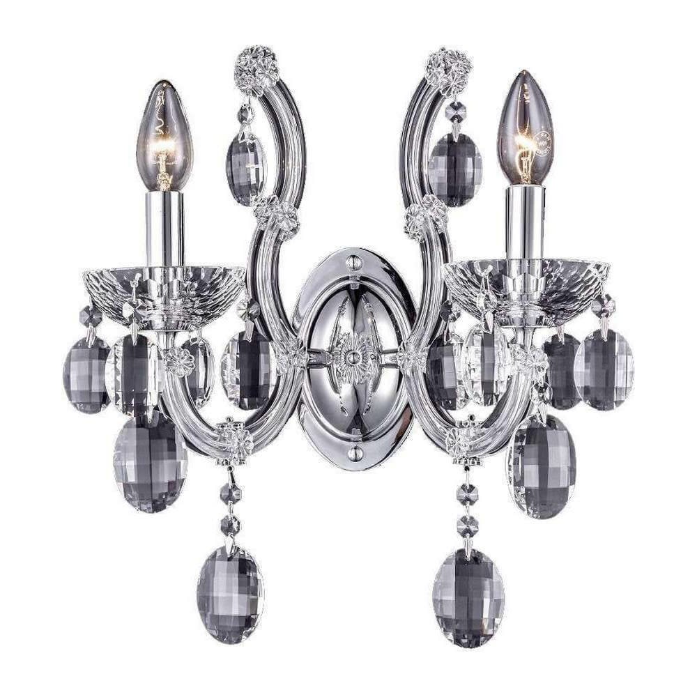 Изображение товара Бра Crystal Lux Hollywood AP2 Chrome классика хром с хрусталем шт