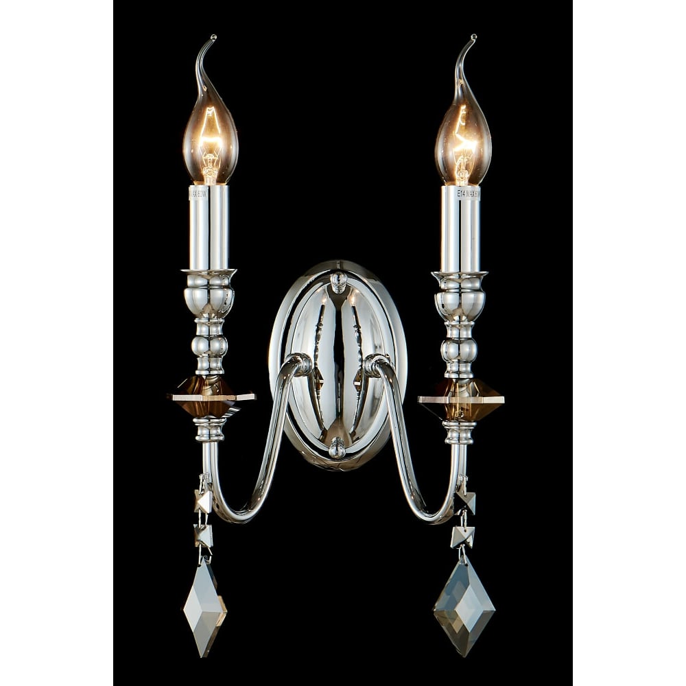 Изображение товара Бра Crystal Lux MERCEDES AP2 CHROME/SMOKE