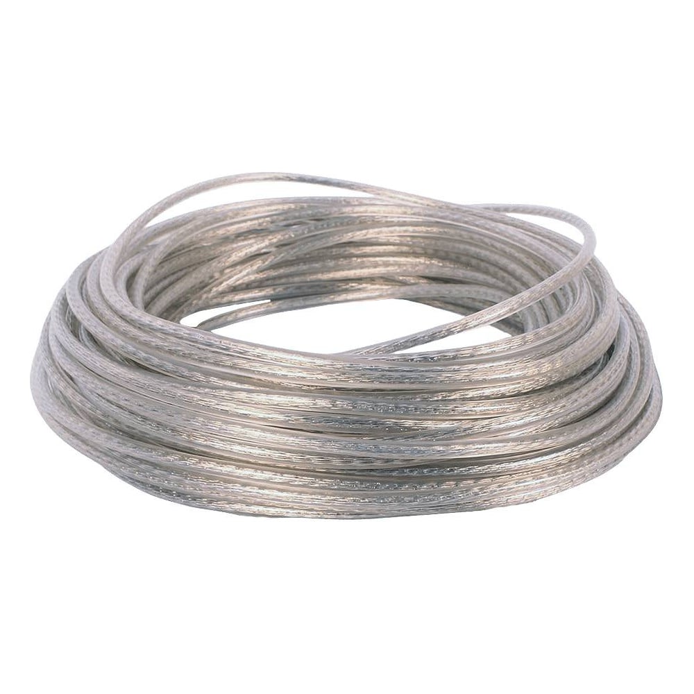 Изображение товара Трос ARNO INDUSTRIES 6 мм 1 шт.. стальной 5/. в оплетке из ПВХ для крепления и подвеса диаметр длина 150 м AFL300506031007