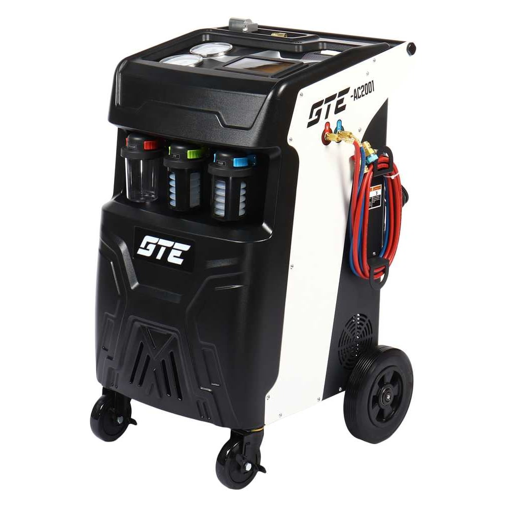 Изображение товара Установка автоматическая для заправки кондиционеров GTE R-134a 120 л/мин Изображение товара Установка автоматическая для заправки кондиционеров GTE R-134a 120 л/мин