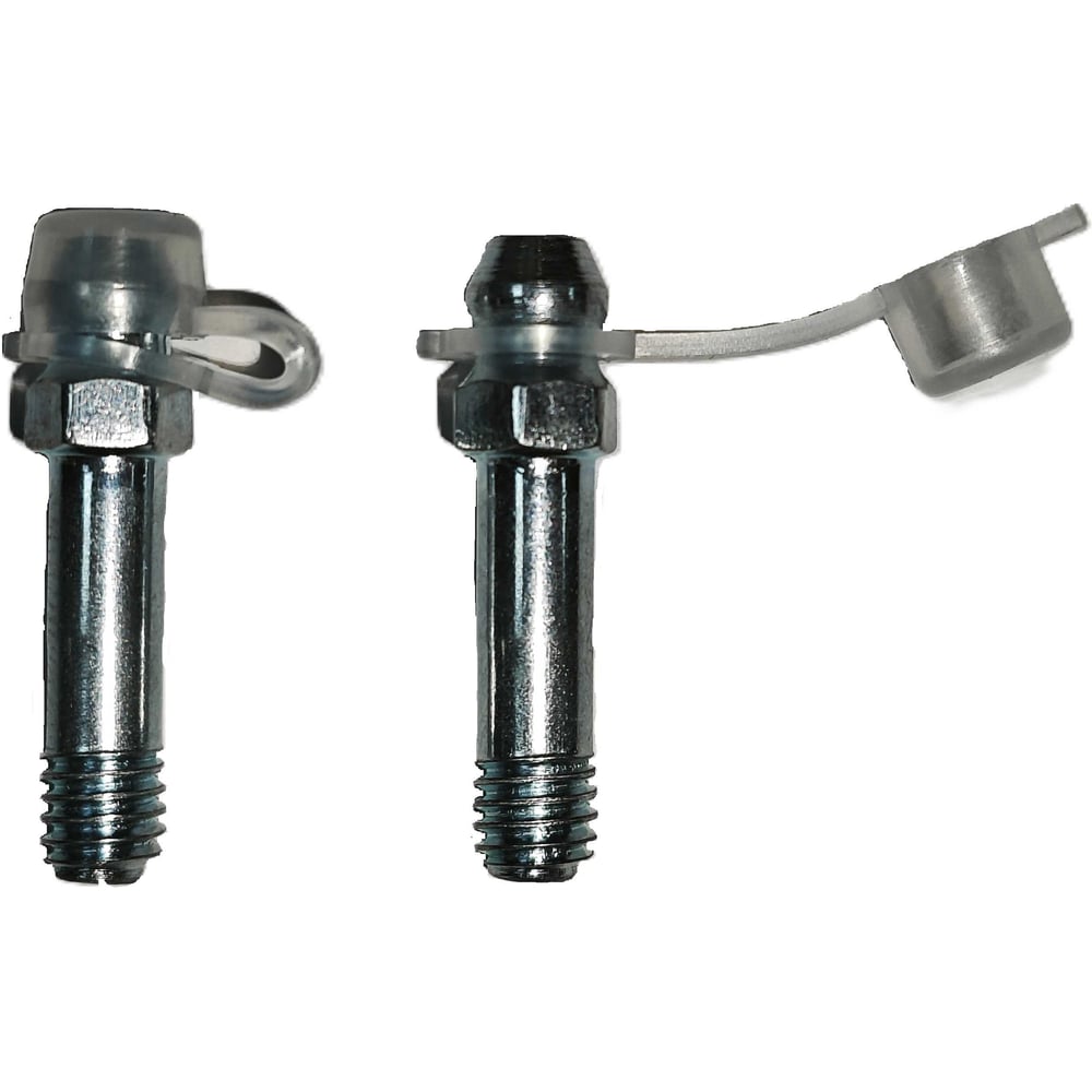 Изображение товара Набор удлин. тавотниц MasloSmenka М6х1 с защ. колпачками, компл. 2 штуки, оцинкованная сталь, 010117-04