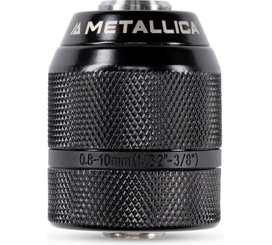 Изображение товара Патрон METALLICA быстрозажимной 2-муфты цельномет. Ultra 0.8-10 мм, 3/8-24UNF, с замком, в тубе 193271