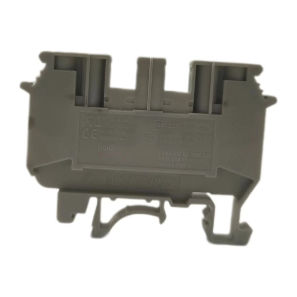Изображение товара Клемма винтовая двухуровневая UPUN UKJ-4/2×2, 10 шт 11016 erp859358-1