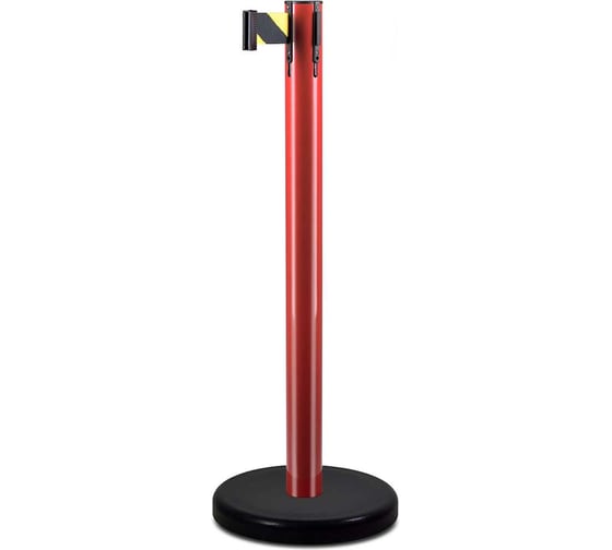 Изображение товара Стойка ограждения с лентой RUSBARRIER 3 м BSLN-X86333 RED black/yellow