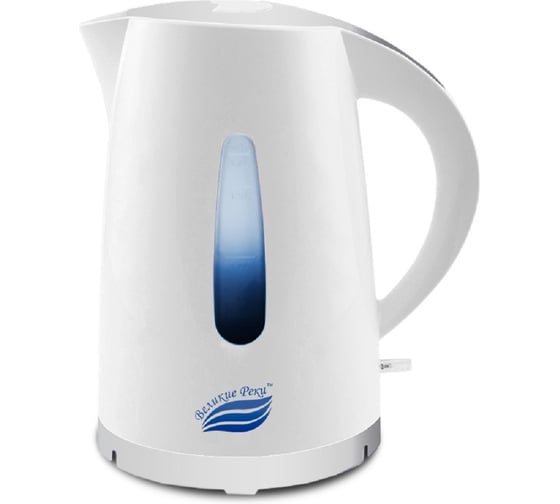 Изображение товара Чайник электрический ВЕЛИКИЕ РЕКИ Великие Реки Томь-1 1,7л, пластик, белый, 1850Вт (12) 00-00017241