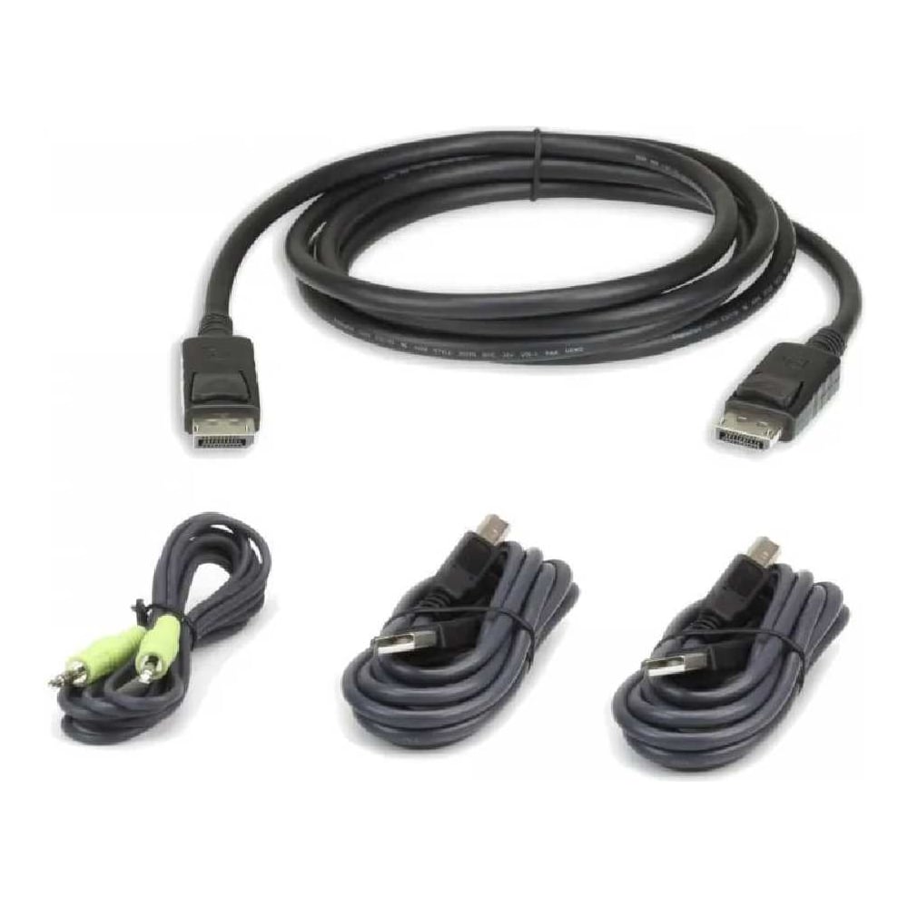 Изображение товара Комплект кабелей ATEN USB, DisplayPort для защищенного KVM-переключателя (3м) 2L-7D03UDPX4