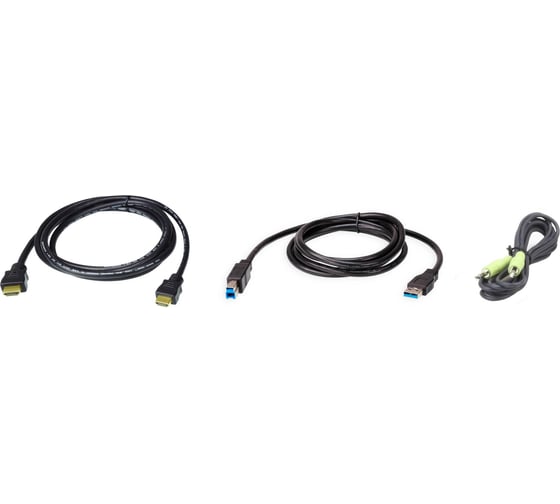 Изображение товара Комплект кабелей ATEN USB, HDMI для KVM-переключателя (1.8м) 2L-7D02UHX3