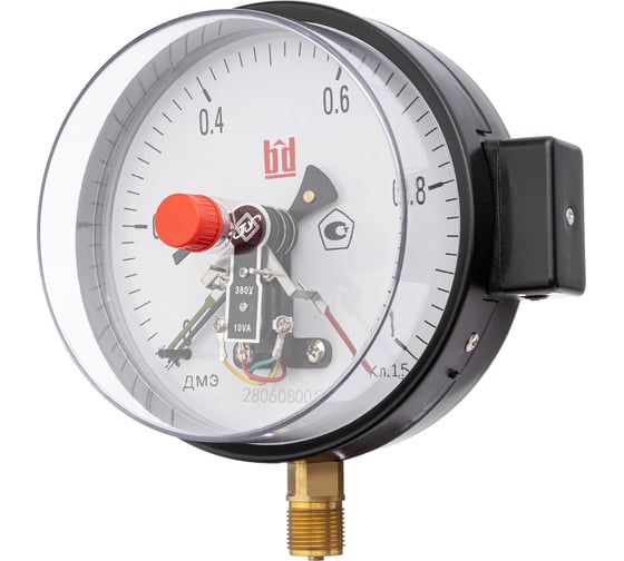 Изображение товара Манометр электроконтактный BD ДМЭ 2005Р (0-16) кгс/см2, М20х1,5.1,5IP54 исп. V 891273629002