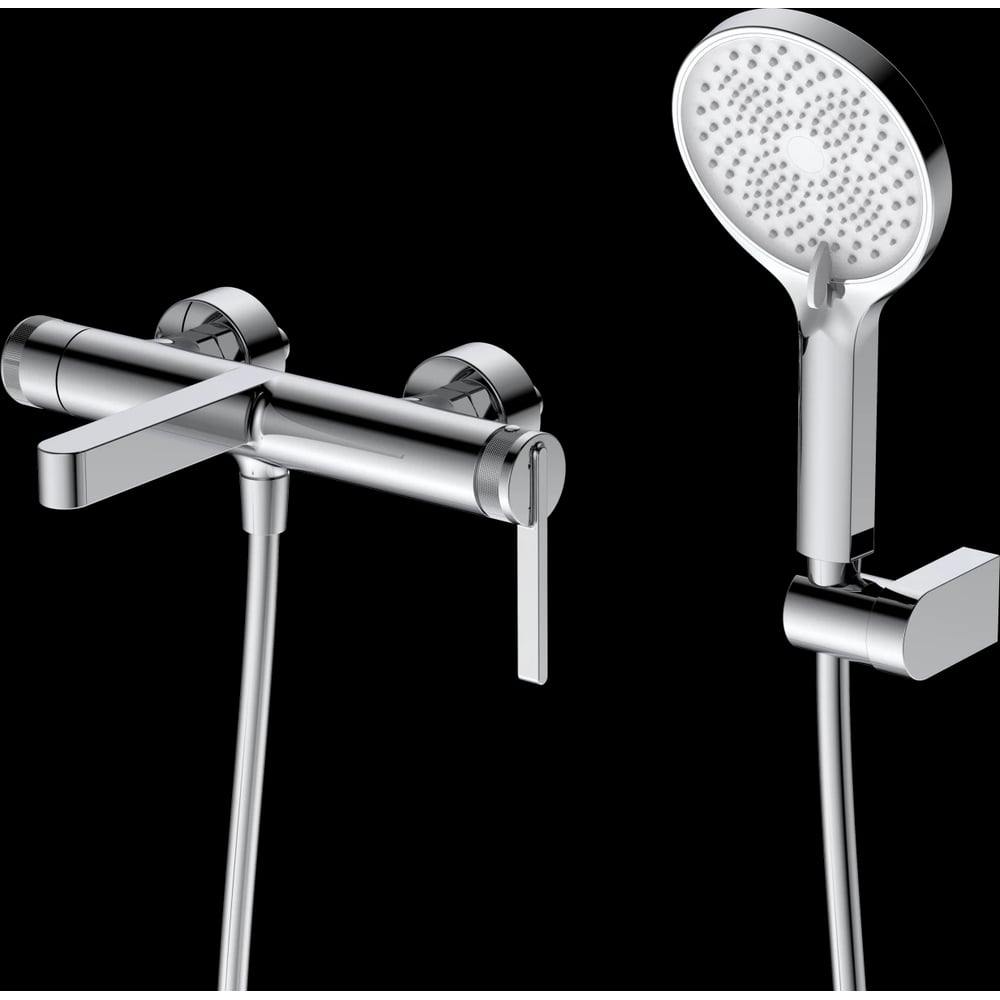 Изображение товара Смеситель для ванны с душем DQ Bonn DA1703201 короткий излив хром DA1703201