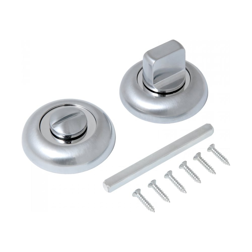 Изображение товара Сантехническая завертка к ручкам Стандарт P-BK-R1 SN/CP мат.никель/хром 17055