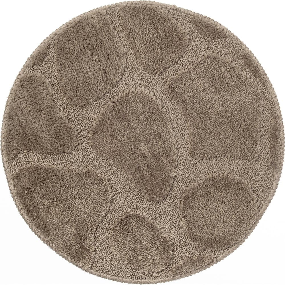 Изображение товара Коврик интерьерный FRESH CODE круглый, D 50 см, Камни, микрофибра/10/1 77314