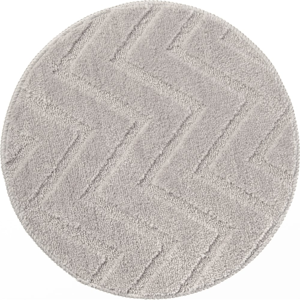 Изображение товара Коврик интерьерный FRESH CODE круглый, D 50 см, Зигзаг, микрофибра/10/1 77315