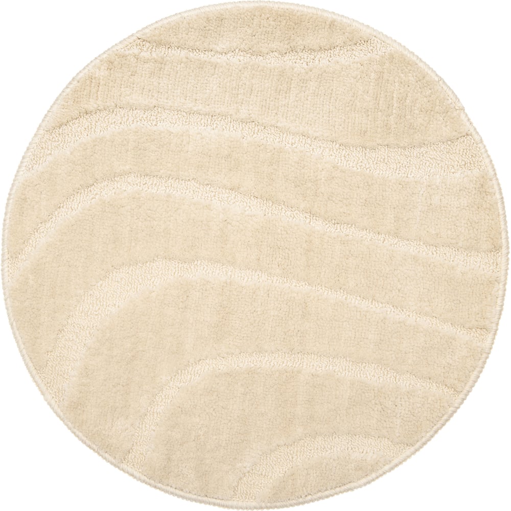 Изображение товара Коврик интерьерный FRESH CODE круглый, D 50 см, Дюна, микрофибра/10/1 77505