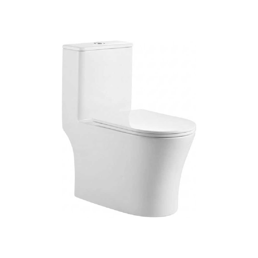 Изображение товара Унитаз-моноблок безободковый WAVE ГАЛОП/STEED Торнадо 1.0,гор,ниж,2-кн.арм,сид.дюро,м/л,быстр 558427