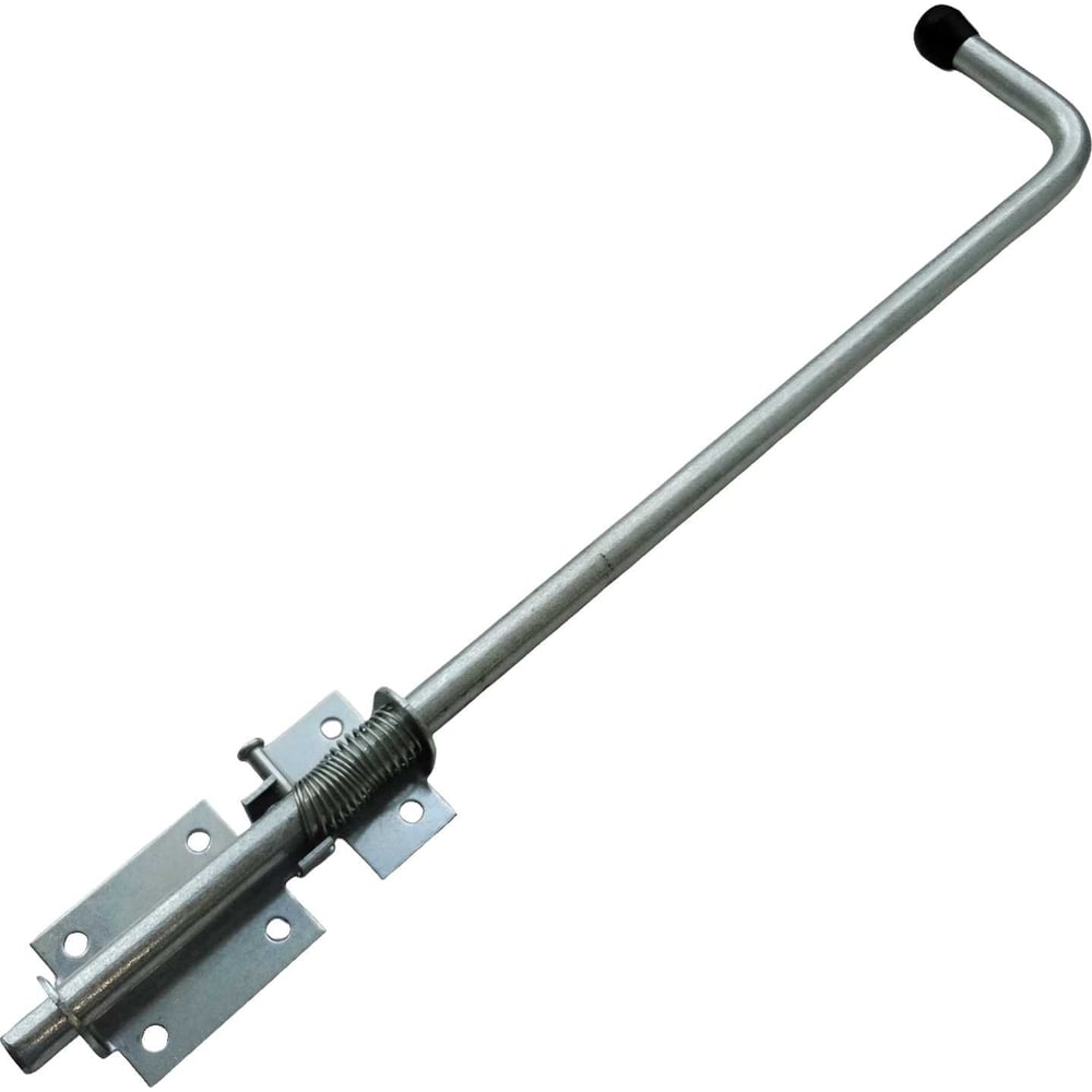 Изображение товара Задвижка гаражная Левша с длинной ручкой ЗДР-400, цинк У4-0426.Ц