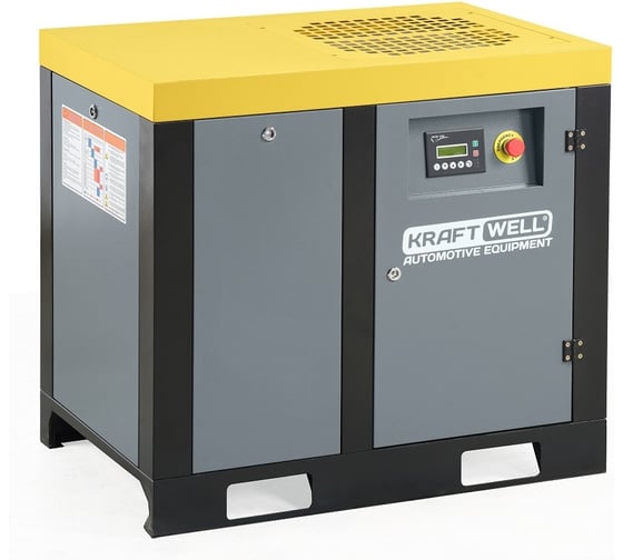Изображение товара Компрессор винтовой KraftWell 3500/3000/2600 л/мин, 8/10/12 бар, 380В ETERE 22