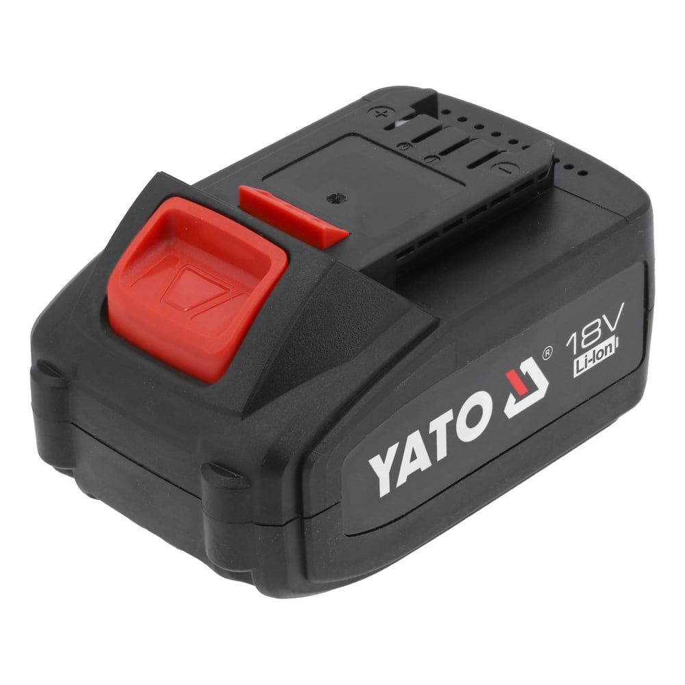 Изображение товара Аккумулятор YATO 18 В 3.0 Ач Li-ion с индикатором заряда Изображение товара Аккумулятор YATO 18 В 3.0 Ач Li-ion с индикатором заряда