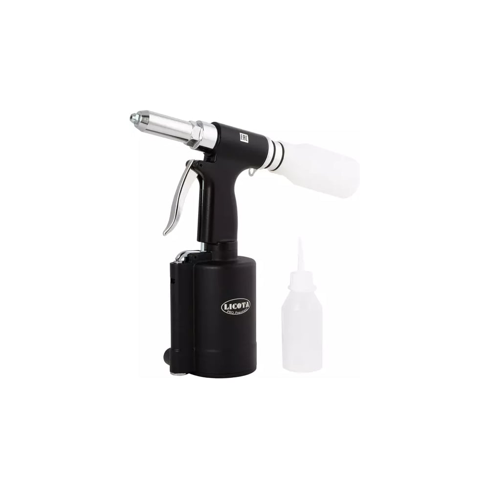 Изображение товара Заклепочный пистолет пневмогидравлический Licota до 5 мм набор PAV-00010KA