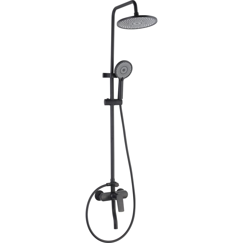 Изображение товара Душевая система из высокопрочного пластика РМС Черный PL7BL-009DK Изображение товара Душевая система из высокопрочного пластика РМС Черный PL7BL-009DK